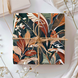 Papier Cadeau Cadeaux Plante tropicaux botaniques pour un observ