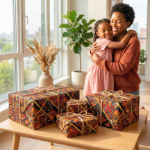 Cadeaux vibrants tribaux Ankara afro-américains