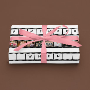 Papier Cadeau Cadre de négatif de film photographique vintage