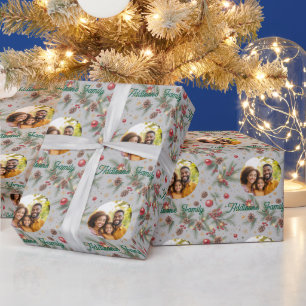 Papier Cadeau Cadre en pin doré
