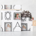 Papier Cadeau Cadre image de style bande dessinée 2D<br><div class="desc">Ce papier d'emballage de style comique 2D est amusant et unique! Avec deux espaces pour ajouter vos propres photos de votre enfant aux cadres "mur de la galerie",  cette enveloppe cadeau ajoute une touche personnelle à votre cadeau. Trouvez des articles de fête correspondants dans mon magasin.</div>