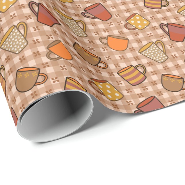 Papier Cadeau Café (Coin rond)