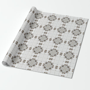 Papier Cadeau Café Cappuccino vintage Pastel Noël No 8