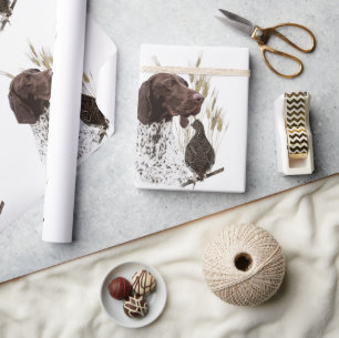 Papier Cadeau Café de la carte postale Allemande Pointeurs Racco