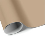 Papier Cadeau Café glacé crémeux, impression couleur solide, neu<br><div class="desc">Donnez à votre style une base neutre séduisante avec cette impression crémeuse et glacée de café couleur solide.</div>