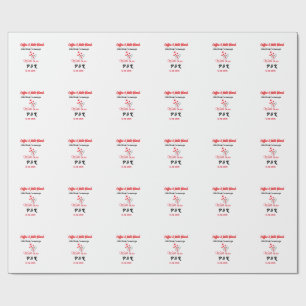 Papier Cadeau Café & mélange de lait couple d'amour café cœur ro