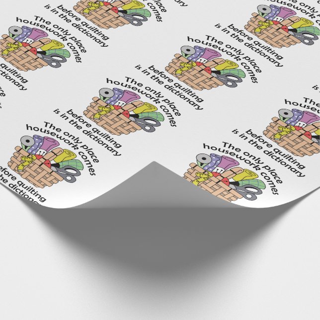 Papier Cadeau Caillage Avant Ménage (Coin)