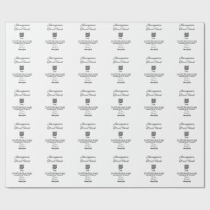 Papier Cadeau Caisse de lune de miel scannez le code QR ajouter 