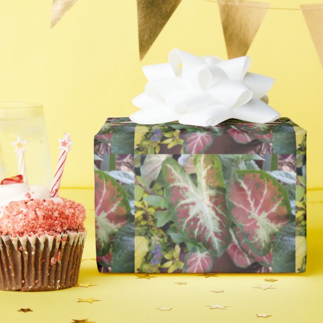 Papier Cadeau Caladium Garden Gardeners Delight Design (Fête d'anniversaire)