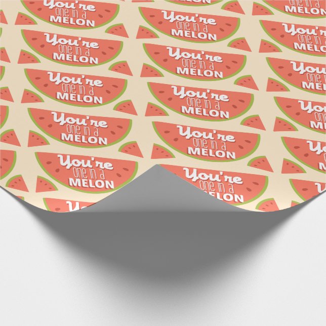 Papier Cadeau Calembour drôle de fruit vous avez un ans dans (Coin)