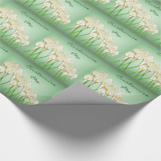Papier Cadeau Calla Lilies (Blanc)