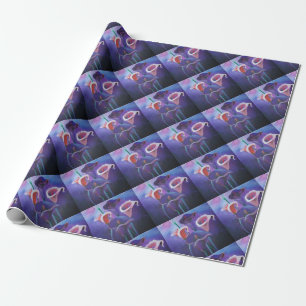 Papier Cadeau Callas Violet Lilac Et Violet Art