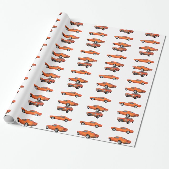 Papier Cadeau Camaro 1972 : (Déroulé)