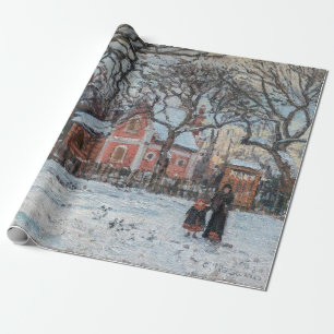 Papier Cadeau Camille Pissarro - Châtaigniers à Louveciennes