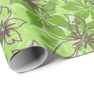 Papier Cadeau Camion hawaïen d'Olowalu Hibiscus