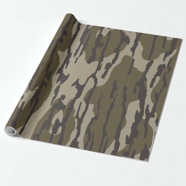 Papier Cadeau Camo du fond de la terre (Déroulé)