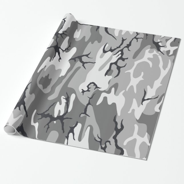 Papier Cadeau Camo Urbain (Déroulé)