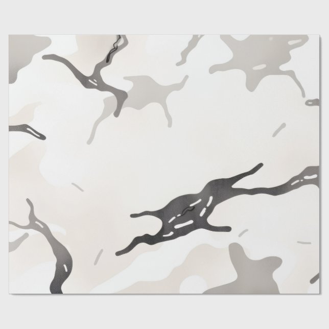 Papier Cadeau Camo urbain (Plat)