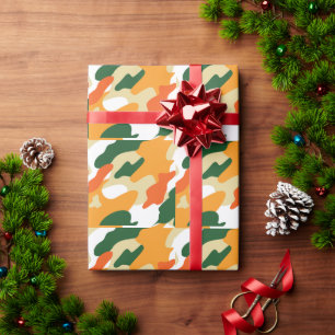 Papier Cadeau camouflage