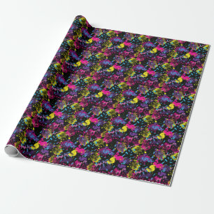Papier Cadeau Camouflage classique : Motif Vintage sans couture