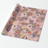 Camouflage rose en or Camo rose mou