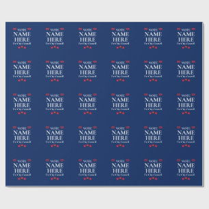 Papier Cadeau Campagne Électorale Personnalisée