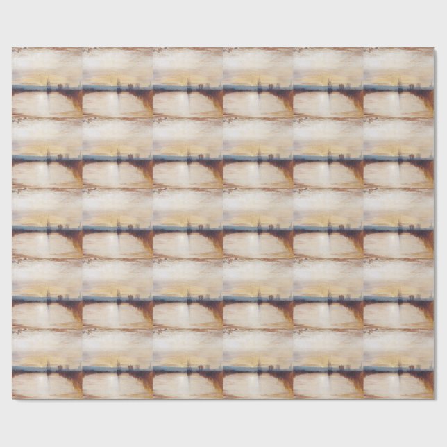 Papier Cadeau Canal de Chichester par Joseph William Turner (Plat)