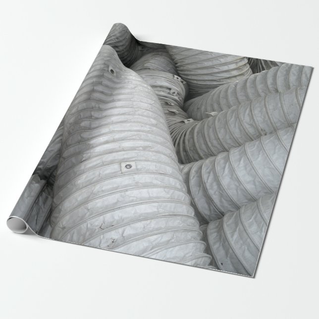 Papier Cadeau Canapé en tissu gris et noir (Déroulé)