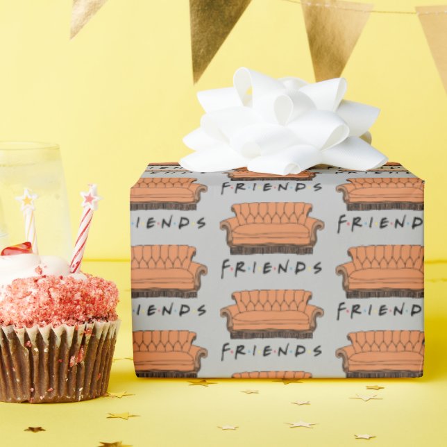 Papier Cadeau Canapé FRIENDS™ (Fête d'anniversaire)