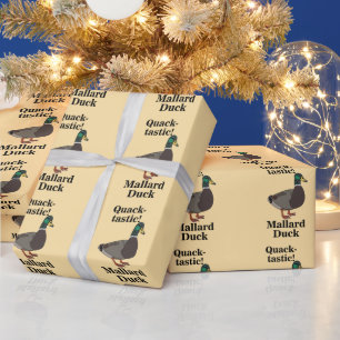 Papier Cadeau Canard Colvert Coin-Coin Canard Fantastique