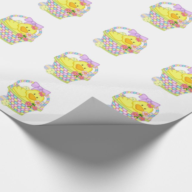 Papier Cadeau Canard de Pâques (Coin)