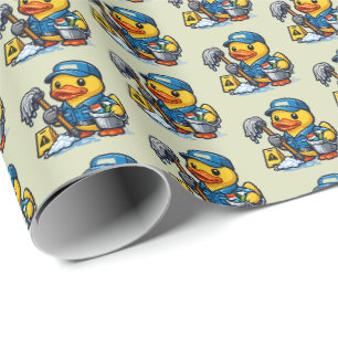 Papier Cadeau Canard en Caoutchouc Concierge