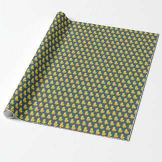 Papier Cadeau Canard en caoutchouc jaune, mignon, motif sans sou