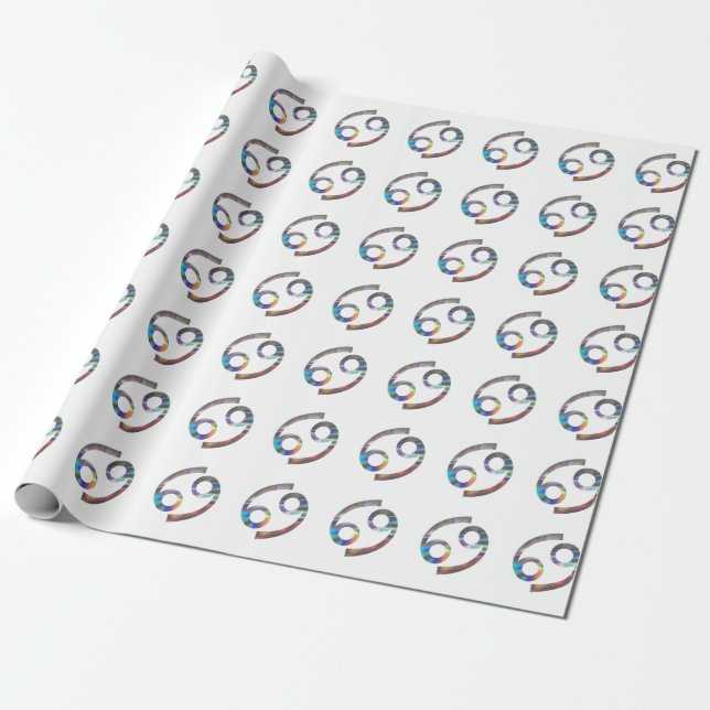Papier Cadeau cancer hologramme (Déroulé)