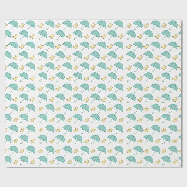 Papier Cadeau Canetons (Plat)
