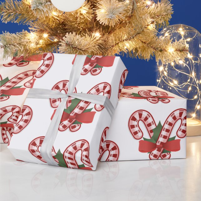 Papier Cadeau Canneberges en sucre (Vacances)