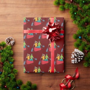 Papier Cadeau Canoë