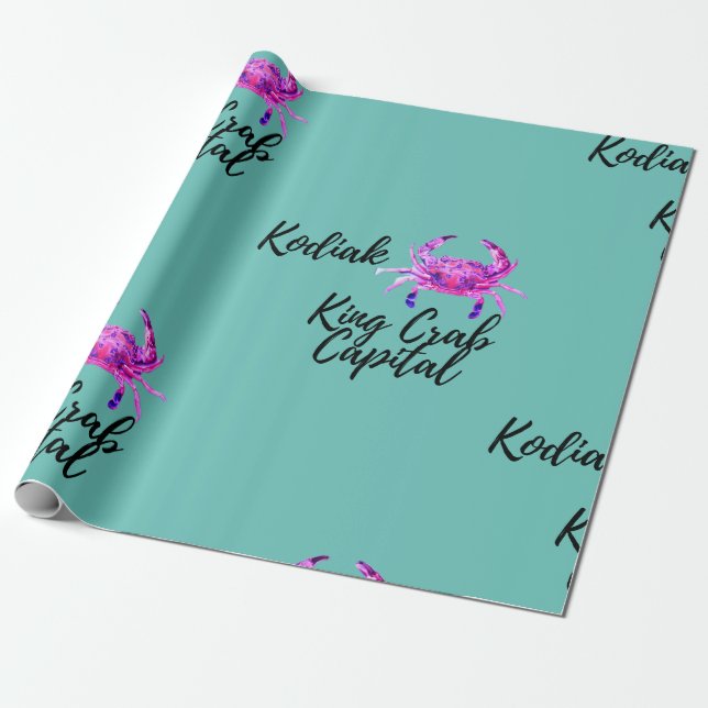 Papier Cadeau Capitale du crabe de Kodiak (Déroulé)