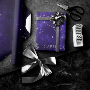 Papier Cadeau Capricorne de violet zodiaque Horoscope astrolog