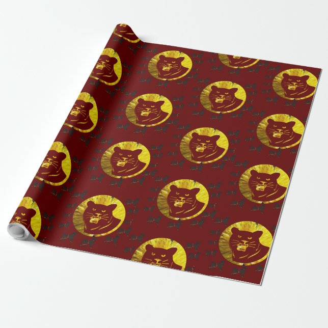Papier Cadeau captivant les tigres (Déroulé)