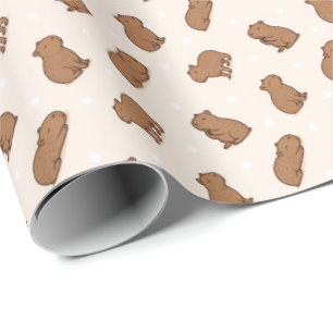 Papier Cadeau Capybaras