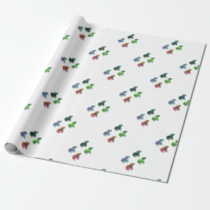 Papier Cadeau Capybaras de l'espace
