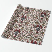 Cardinaux et lumière aux chandelles