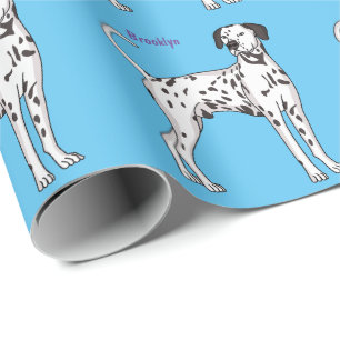 Papier Cadeau Caricature pour chien dalmate