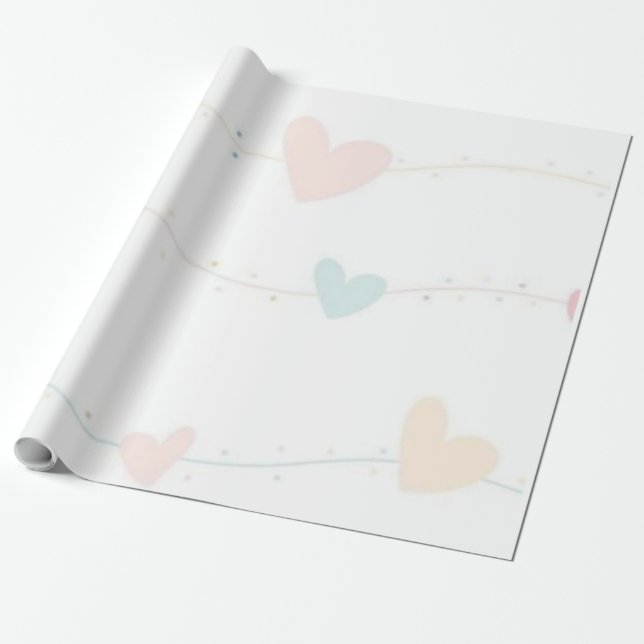 Papier Cadeau carnet de notes en spirale (Déroulé)