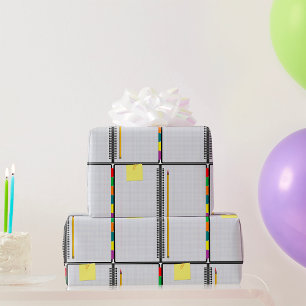 Papier Cadeau Carnet Ouvert Et Crayon