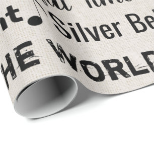 Papier Cadeau Carols de Noël