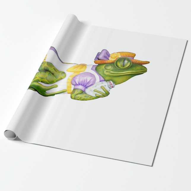 Papier cadeau Carousel Animal Frog Photo (Déroulé)
