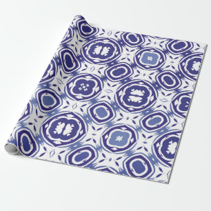 Papier Cadeau Carreaux azulejos vintages portugais. Conception m