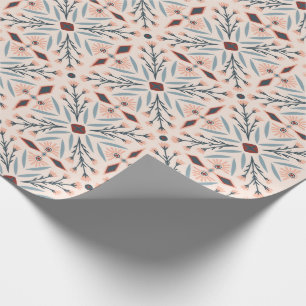 Papier Cadeau Carreaux Dolores FLoral Pink